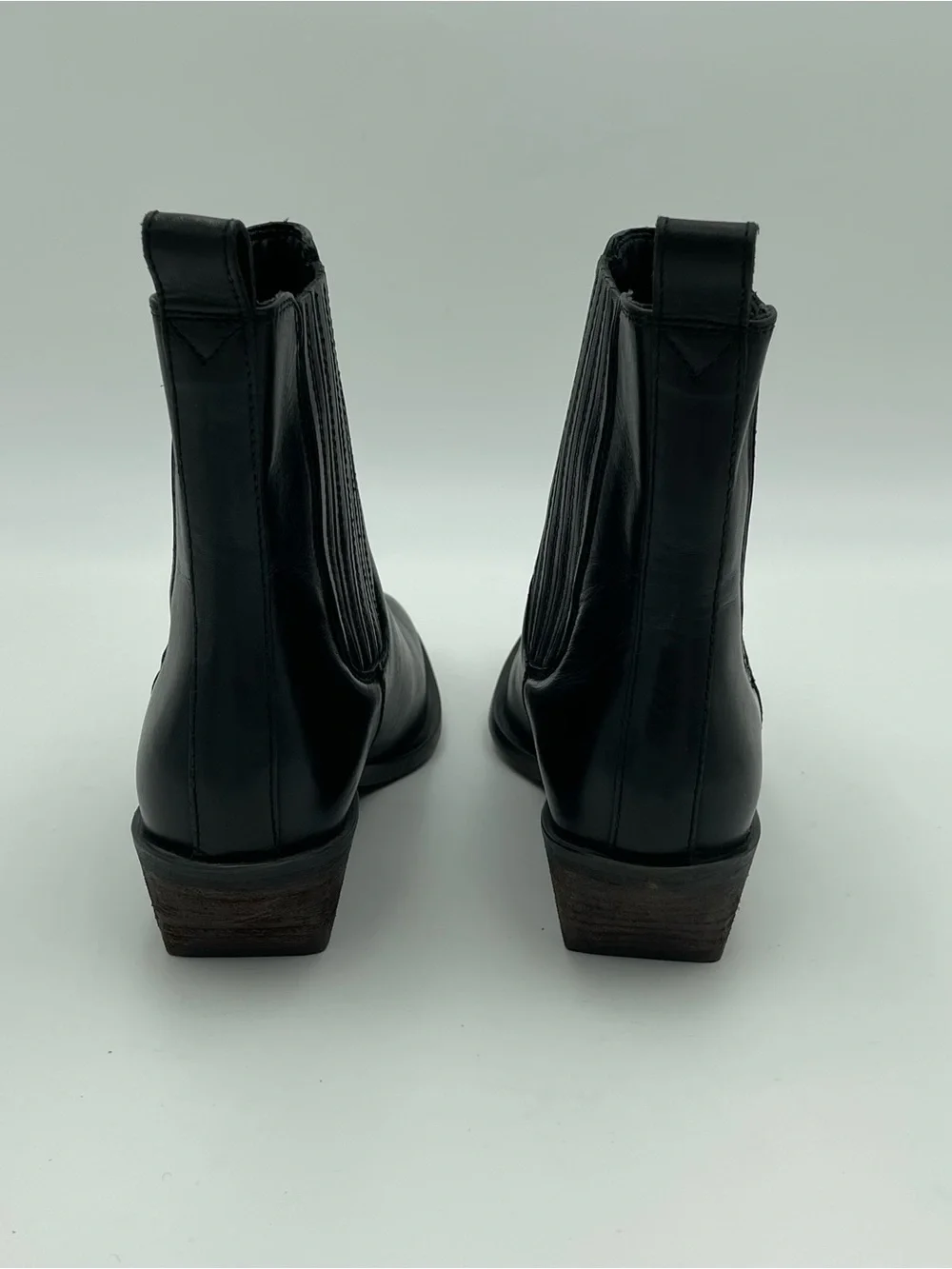 Seychells SZ 6.5 Black Leather Hold Me Down Western Boots-MSRP $179